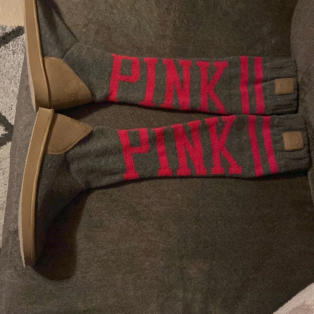 Pink boots
